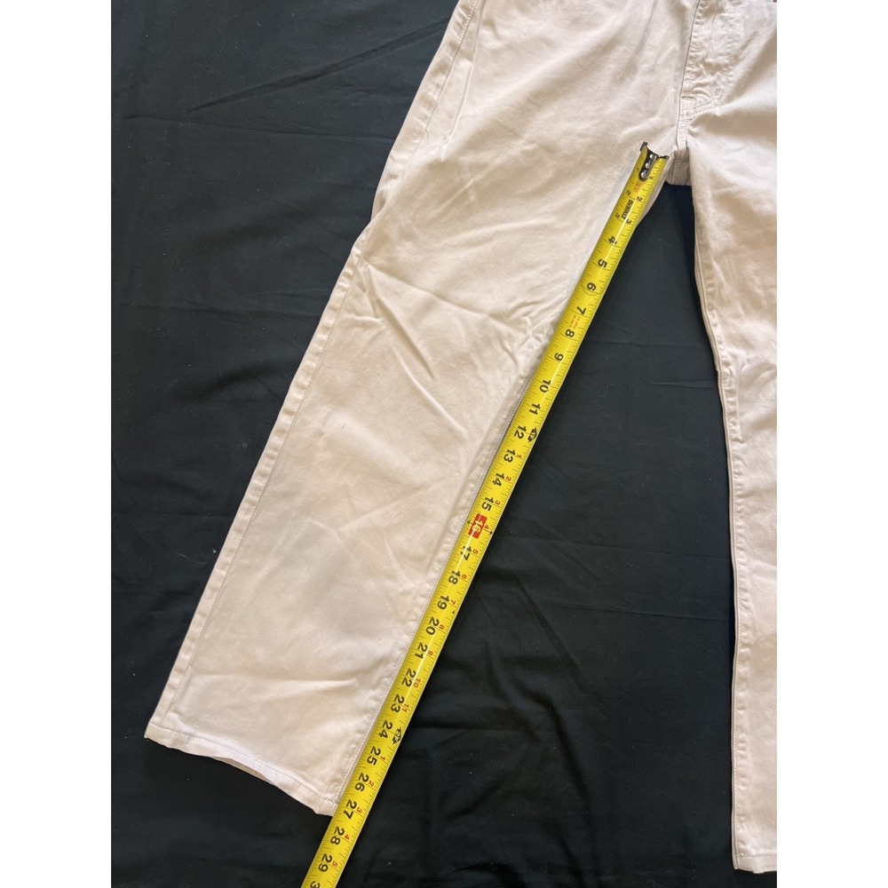 Adriano Goldschmied The Graduate Tailored Leg Khaki Cotton Chino 34x34(28) - Picture 10 of 11